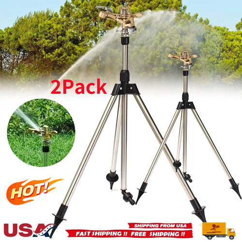 Impact sprinkler tripod - on,