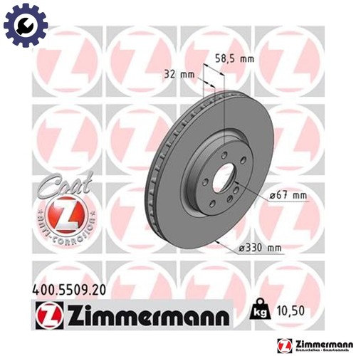Brake disc 400 - 2x, 400.5509.20