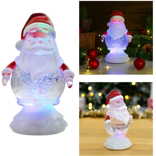 21cm santa led colour changing - santa,