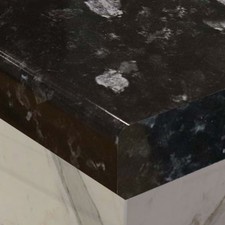 Black Granite Laminated Kitchen Worktop 1m x 600mm x 38mm Countertop