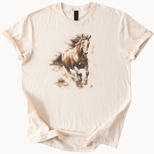Wild horse tshirt running - wild,