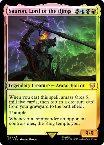Foil sauron lord the rings - lord, of