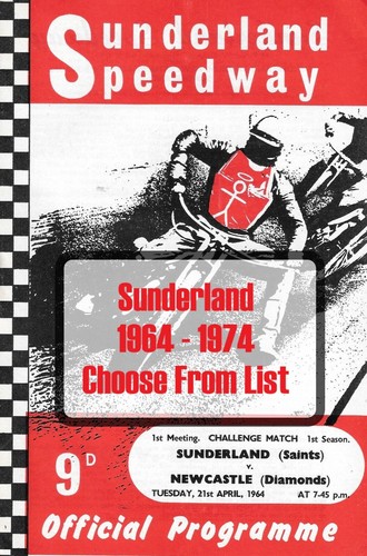 Sunderland speedway programmes - sunderland,