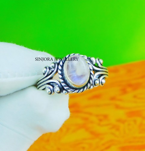 Rainbow moonstone 925 - , sterling