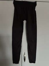 LADIES BLACK BUTTOCK ENHANCING LEGGINGS size 8 Worn as seen