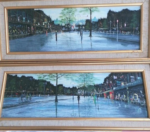 Two oil paintings - two, the