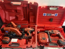 Hilti SC 70W A22 Circular Saw - Hilti TE2 A22 Hammer Drill - Hilti SF 22 A Drill