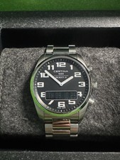 Certina DS Multi-8 Men's Watch, Black Dial, Stainless Steel Bracelet