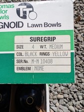 Thomas Taylor Suregrip Bowls Size 4 Boxed 