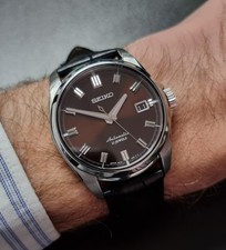 RARE Seiko "KitKat" SARB025 Chocolate Dial Discontinued Automatic JDM Watch 6R15