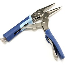 Toolzone 9" Large Long Nose Heavy Duty Locking Plier Mole Grip Clamp. Vice Grips