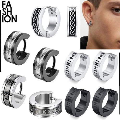Men norse viking runes hoop - men's,