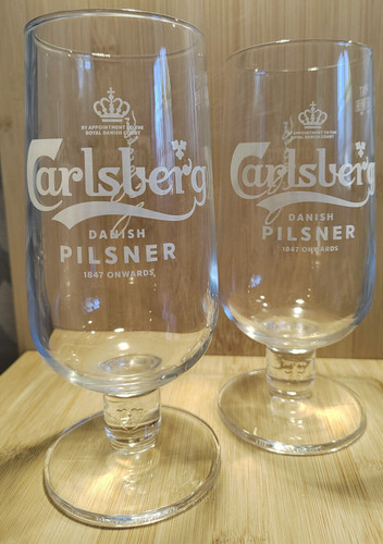 Carlsberg draught pint - 4x,