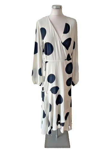 Wallis white black spot - white, &