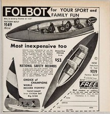 1968 Print Ad FOLBOT Factory
