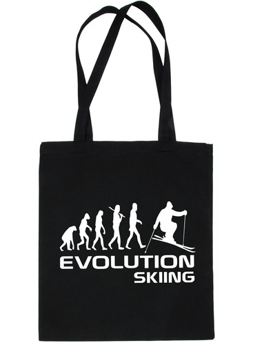 Evolution skier skiing - of,