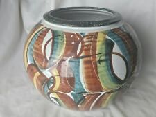 Very Large Aldermaston edgar campden colourful studio pottery vase