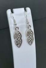 🇬🇧 🇮🇪 Irish Knot Earrings Celtic Eternal Love & Loyalty Jewellery Infinity