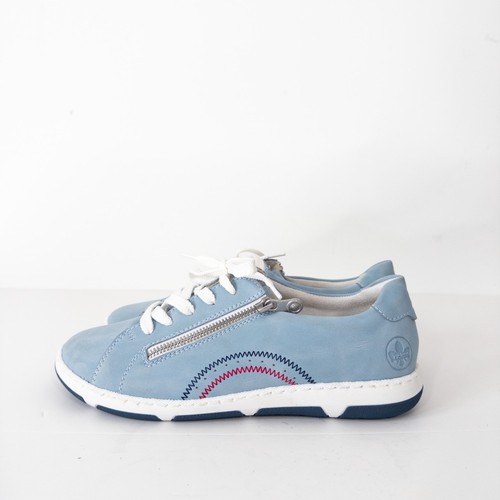 Rieker blue side zip lace - rieker,