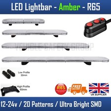 Amber Flashing Beacon Bar LED