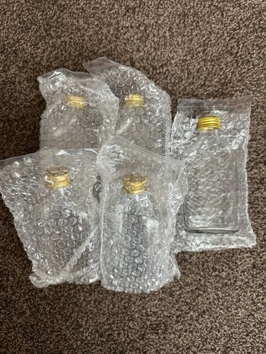 Glass flask bottles 200ml - glass,