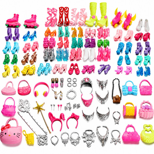 70pcs items for barbie - barbie, doll