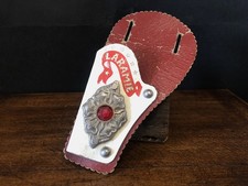 Vintage Kids Toy Gun Holster, Faux Leather, ‘Laramie’ Banner