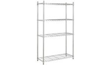 Argos Home Metal Wide Shelving Unit - Chrome