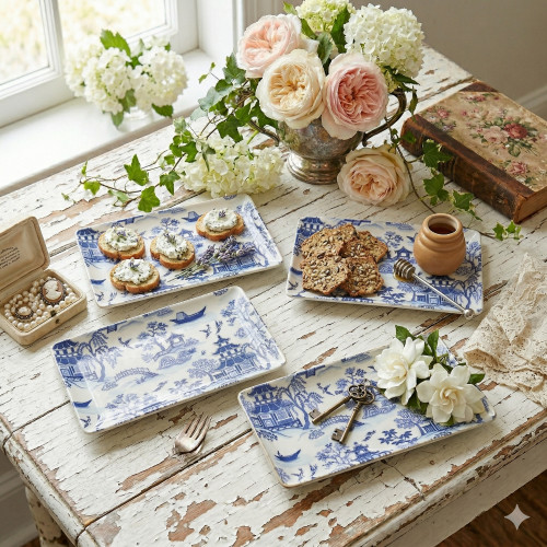 Shabby chic melamine - shabby,