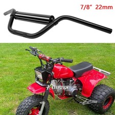 For Honda ATC 70 90 110 200 Black 7/8" 690mm Aluminium Handlebar w/ Chest Pad
