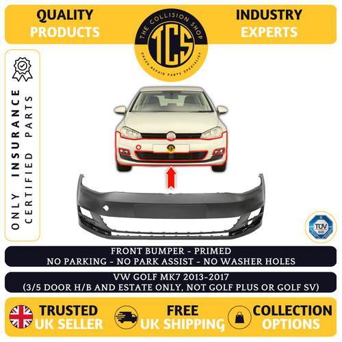 Front bumper primed for - -for, vw
