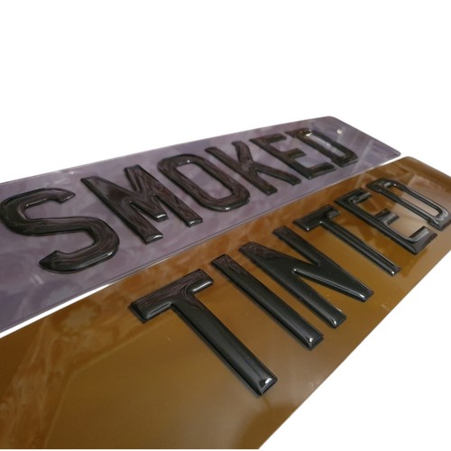 Smoked tinted pair - tinted, printed