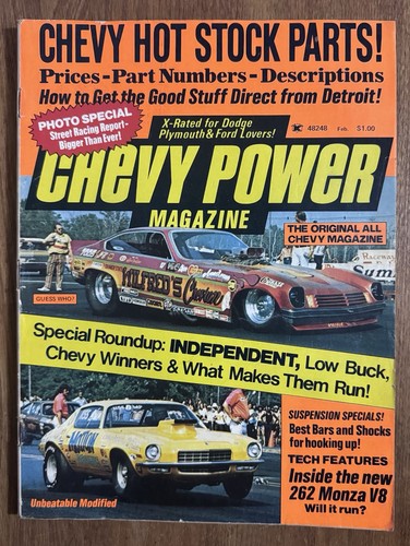 Feb 1974 chevy power magazine - power,