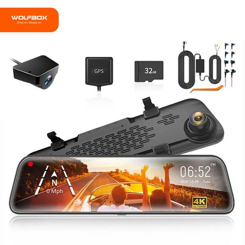 Wolfbox dash camera - dash,