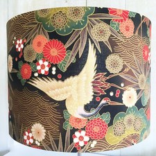 Japanese birds lampshade