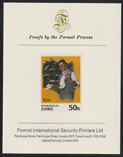 31032- ZAIRE- MAIL SORTER  by NORMAN ROCKWELL -  FORMAT INTERNATIONAL PROOF CARD