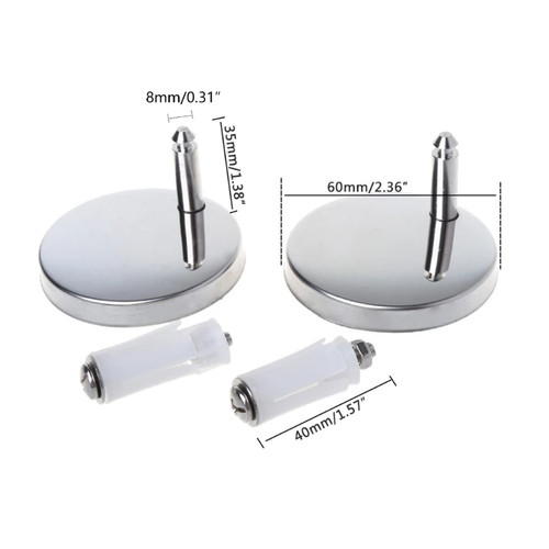 2pcs toilet seat - toilet, hinges