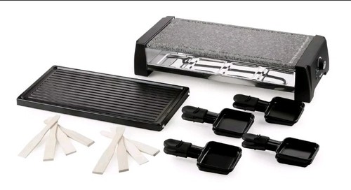 Raclette stone grill stainless - grill,