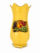 Aynsley Orchard Gold Vase Bone