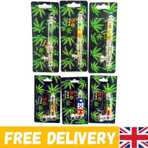 Metal smoking pipes with - pipes,