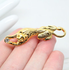 Vintage 1990s Crystal Panther