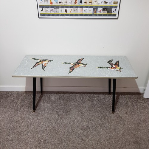 Mosaic coffee table - mosaic, genuine