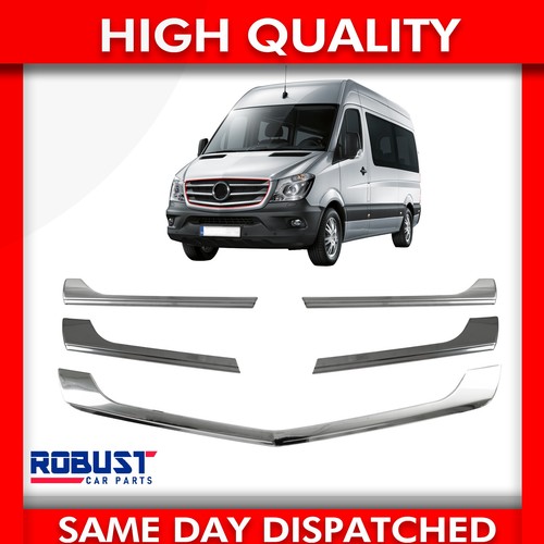 5pcs chrome front grill - chrome,