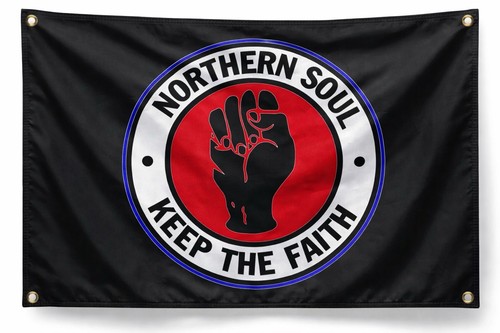 Northern soul flag 3ft - northern,