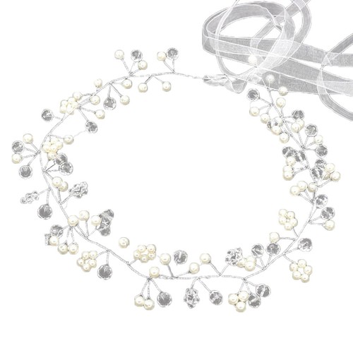 Bridesmaid headband bridal - headband,