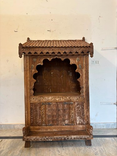 Vintage wooden temple - temple, cabinet