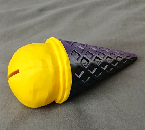 Ice cream cone - cone, 3d