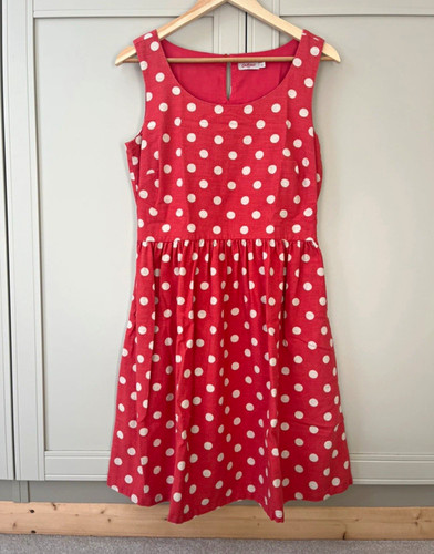 Cath kidston red white polka - red,