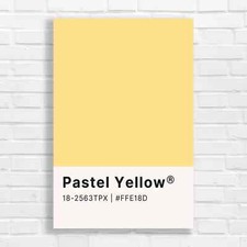 Pastel Yellow Minimalist