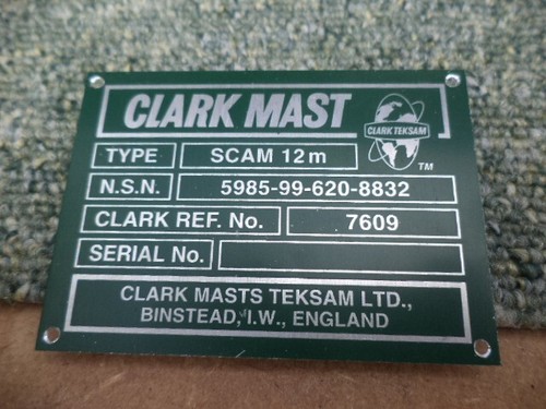 Clark mast alloy scam - clark, 12m